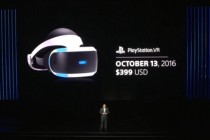索尼PS VR眼镜确定于10月13日正式上市：售价399美元